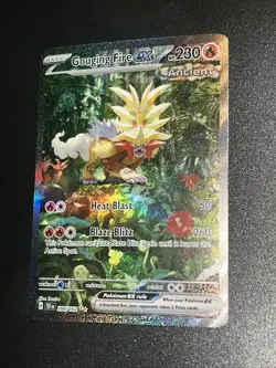 Pokemon Temporal Forces 2024 Special Illustration Gouging Fire EX 204/162 - Image 4