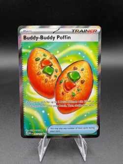 Buddy-Buddy Poffin 167/132 Ultra Rare Pokemon Mega Evolution - Image 1