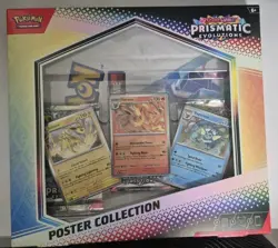 Pokemon TCG SV8.5 Prismatic Evolutions Poster Collection Box Factory Sealed - Image 1