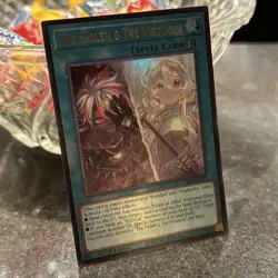 The Fallen & The Virtuous CH01-EN019 Ultra Rare 1st Edition NM Yugioh - Image 1