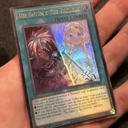 The Fallen & The Virtuous CH01-EN019 Ultra Rare 1st Edition NM Yugioh - Image 3
