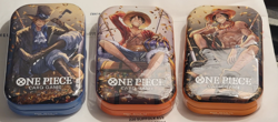 One Piece TCG: Vol 2 TIN 3 piece art FULL set PROMO TINS ENGLISH - Image 4
