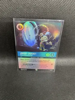 Disney Lorcana Jiminy Cricket Ghost Of Christmas Past Epic 218/204 Winterspell - Image 1