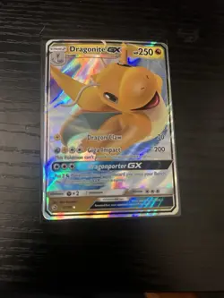 Dragonite GX Ultra Rare Holo Pokemon Card Dragon Majesty TCG 37/70 - Image 1