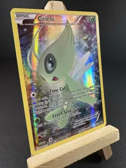 Celebi XY111 Generations Special Ultra Rare Full Art Holo Promo Pokemon Card - Image 3