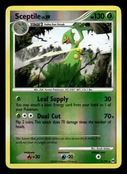 Sceptile 31/99 Reverse Holo Platinum Arceus Pokemon Card - Image 1