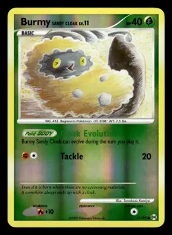 Burmy 57/99 Reverse Holo Platinum Arceus Pokemon Card - Image 1