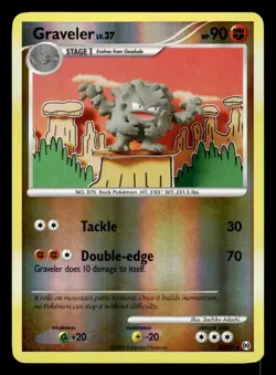Graveler 37/99 Reverse Holo Platinum Arceus Pokemon Card - Image 1