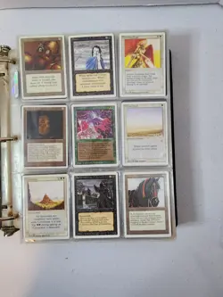 Old Binder Of Vintage Magic The Gathering Cards. All Before 2000 See Pics!!!! - Image 3