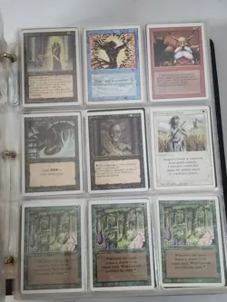 Old Binder Of Vintage Magic The Gathering Cards. All Before 2000 See Pics!!!! - Image 4