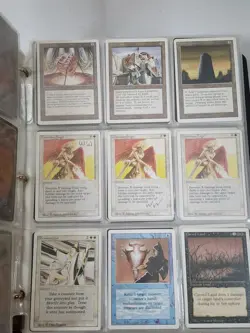 Old Binder Of Vintage Magic The Gathering Cards. All Before 2000 See Pics!!!! - Image 5