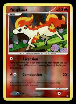 Ponyta 46/99 Reverse Holo Platinum Arceus Pokemon Card - Image 1