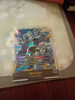 Bandai Dragon Ball Super Card Game Son Goten FB08-121 SCR Double Strike Foil - Image 1