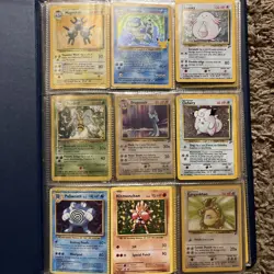 Pokemon Binder Cards Most Are Base Set 2 - Image 1