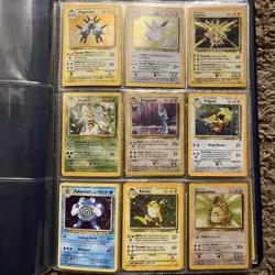 Pokemon Binder Cards Most Are Base Set 2 - Image 2