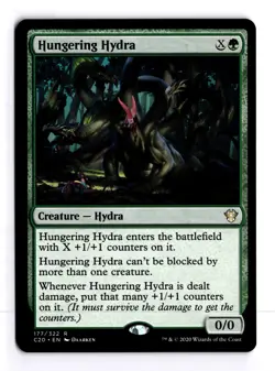 Hungering Hydra 177 Commander 2020 R MTG LP - Image 1