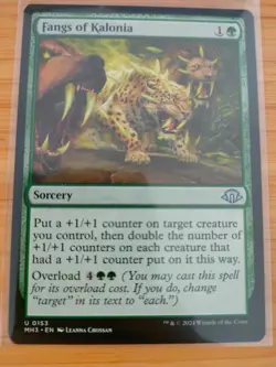 MTG Fangs of Kalonia 0153 Modern Horizons 3 M/NM Free UK P&P - Image 1