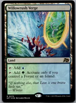 1x Willowrush Verge, Foil, Magic the Gathering MTG NM - Image 1