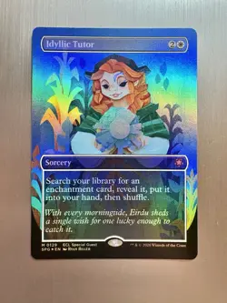 Idyllic Tutor - 129 - MTG: Lorwyn Eclipsed - Borderless - Special Guest - FOIL - Image 1