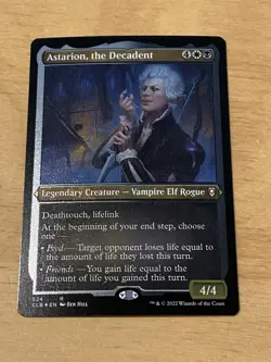 Astarion, the Decadent Etched FOIL - NM MTG CLB - Battle for Baldur's Gate - Image 1
