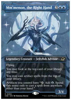 Edge of Eternities #290 Mm'menon, the Right Hand (Borderless) - Image 1