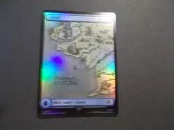 Island 275 x1 FOIL (Showcase) MTG Lord of the Rings Blue Common Land - Image 1