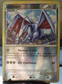 Carte Pokemon AIRMURE 31/95 PV80 REVERSE HOLO TBE FRANCE - Image 1
