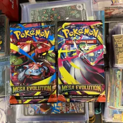 2x Pokemon Mega Evolutions Booster Pack - Factory Sealed - Image 1