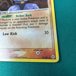 Machoke 41/101 Hidden Legends Reverse Holo Pokemon Lightly Played - Image 4