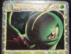 Pokemon TCG Meganium (Prime) 109/123 2010 HeartGold & SoulSilver Ultra Rare - HP - Image 3