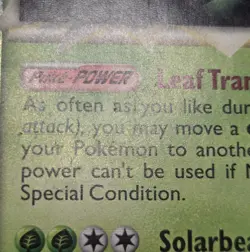 Pokemon TCG Meganium (Prime) 109/123 2010 HeartGold & SoulSilver Ultra Rare - HP - Image 4