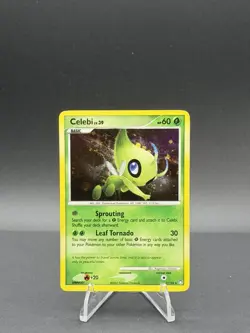 Pokemon TCG- Celebi 7/123 Holo Mysterious Treasures LP - Image 1