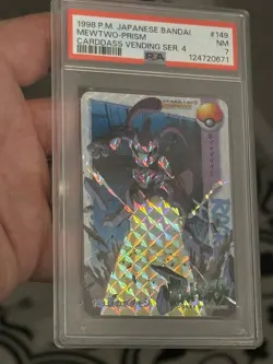 Pokemon PSA 7 Mewtwo Prism 1998 #149 Carddass Vending Ser.4 Japanese - Image 3