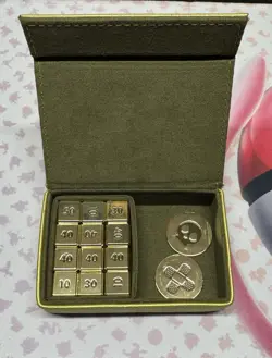 Pokemon Japanese 25th Golden Box Damage Counter And Dice New - Image 2