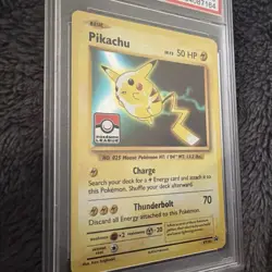 2016 Pokemon Pikachu Holo Black Star Promo XY202 PSA 9 - Image 2