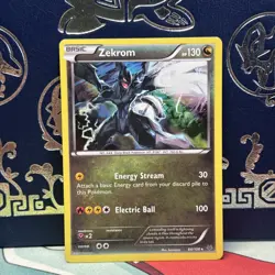 Zekrom 64/108 Roaring Skies Holo Rare Pokemon TCG (LP) - Image 1