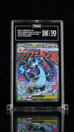 Mega Charizard X ex 2025 Pokemon Black Star Promo TAG 10 #23 - Image 1