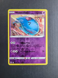 Wobbuffet 66/203 Pokemon TCG SW&SH Evolving Skies Reverse Holo Common NM - Image 2