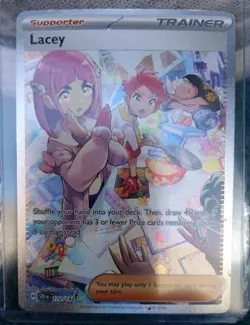 LACEY 172/142 STELLAR CROWN POKEMON-SPECIAL ILLUSTRATION-ULTRA RARE- HOLO- MINT - Image 1