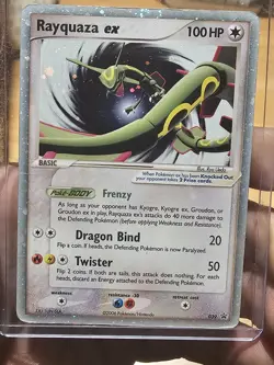 🔥 Pokemon TCG Rayquaza EX #039 Holo Black Star Promo LP 🔥 - Image 1