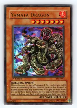 Yugioh Yamata Dragon LOD-067 1st Edition Ultra Rare Holo - LP-NM 💎 - Image 1