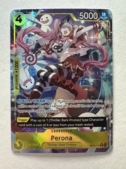 Perona (Alt Art) OP14-111 R - THE AZURE SEA'S SEVEN - One Piece TCG Mint - Image 1