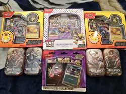 [SEE DESCRIPTION BELOW] Pokemon TCG and One Piece TCG - Image 1