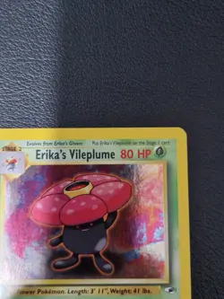 Erika's Vileplume 5/132 Gym Heroes Holo Rare Pokemon Card Vintage WOTC TCG - Image 3