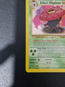 Erika's Vileplume 5/132 Gym Heroes Holo Rare Pokemon Card Vintage WOTC TCG - Image 5