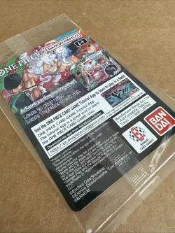 One Piece Monkey D. Luffy US Voyage College Basketball Promo Card SEALED - Image 3