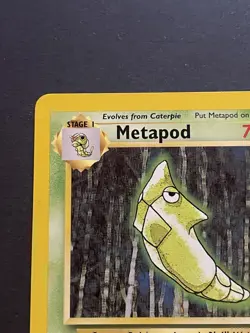 Pokemon TCG Metapod 54/102 Rare 4th Print UK 1999-2000 Base Set Card NM WOTC - Image 3