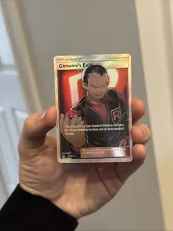 Giovannis Exile 67/68 Hidden Fates NM Full Art Ultra Rare Pokemon Card - Image 1