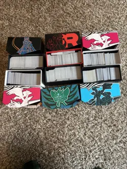 Bulk Pokemon Cards Holos Uncommon Commons In Empty Etb Cases Lot of 6 - Image 1