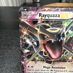 Pokemon - TCG Rayquaza EX XY69 Shiny Black Star Promo Holo Rare Card - Image 2